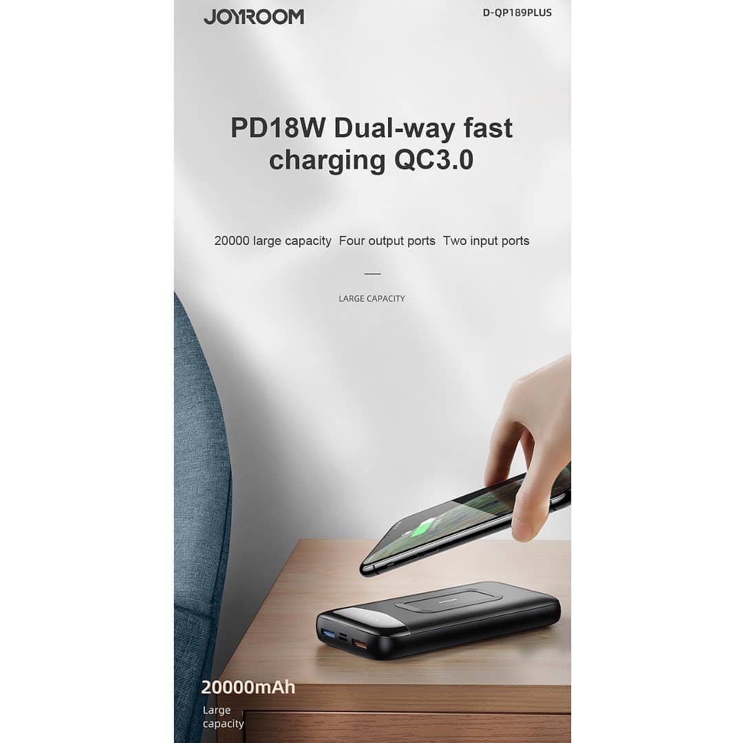 🔋 Power Bank JOYROOM I pajisur dhe me WIRELESS CHARGER 🔋 - Image 5
