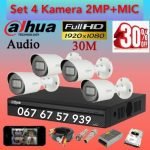 SISTEM KAMERASH SIGURIE 🎣🎣OFERTË🎣🎣 DAHUA 2MP+MIC